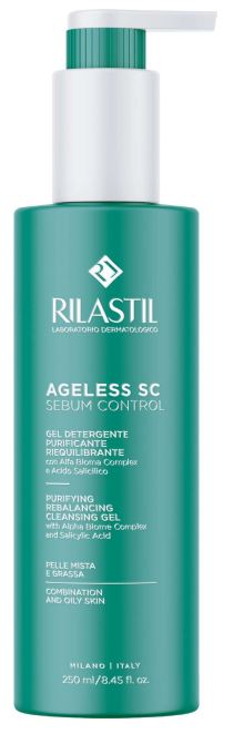 RILASTIL AGELESS SEBUM CONTROL GEL DETERGENTE 250ML