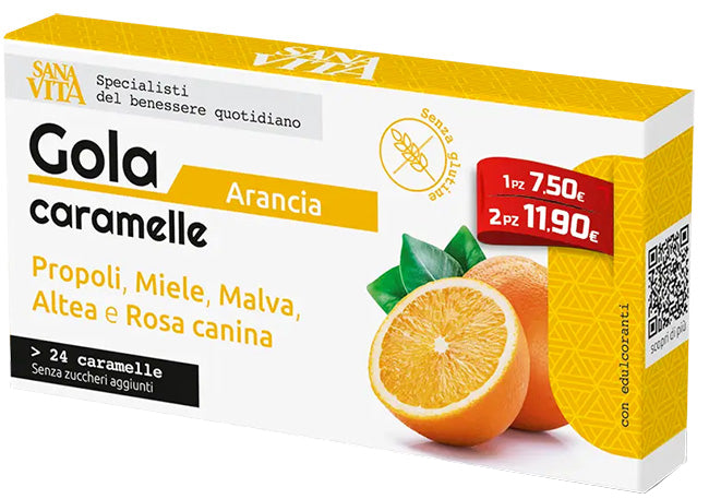 SANAVITA GOLA ARANCIA 24CPR