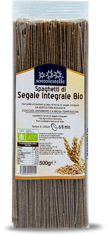 SPAGHETTI SEGALE INTEGRALI 500G