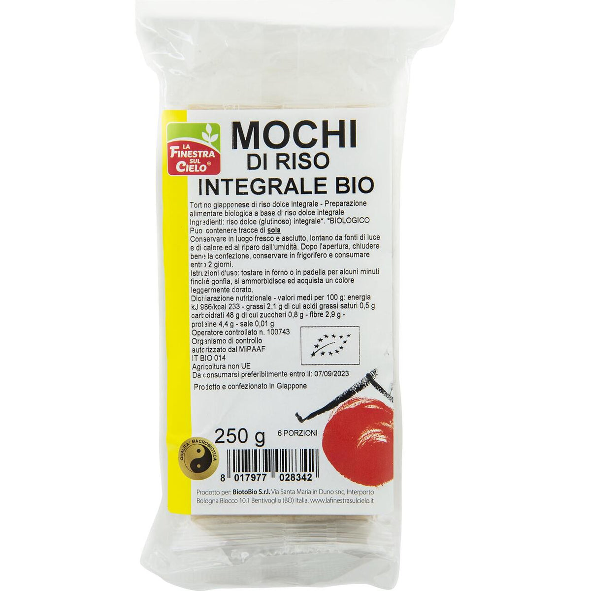 MOCHI DI RISO INTEGRALE BIO 250 G