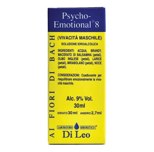 PSYCHO EMOTIONAL 8 VIVACITÀ MASCHILE 30ML