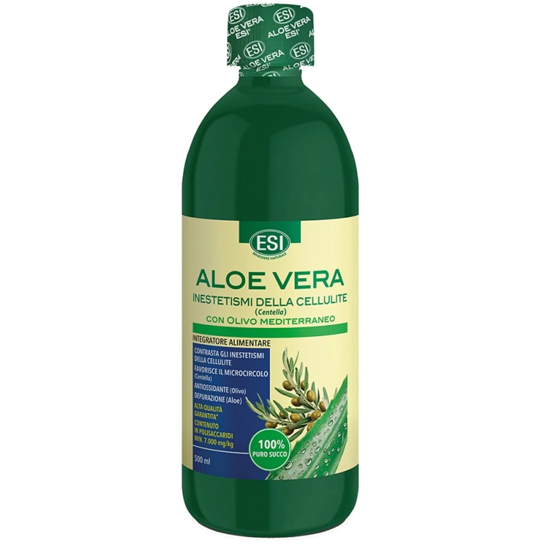 SUCCO ALOE VERA CON OLIVO CELLULITE 500 ML
