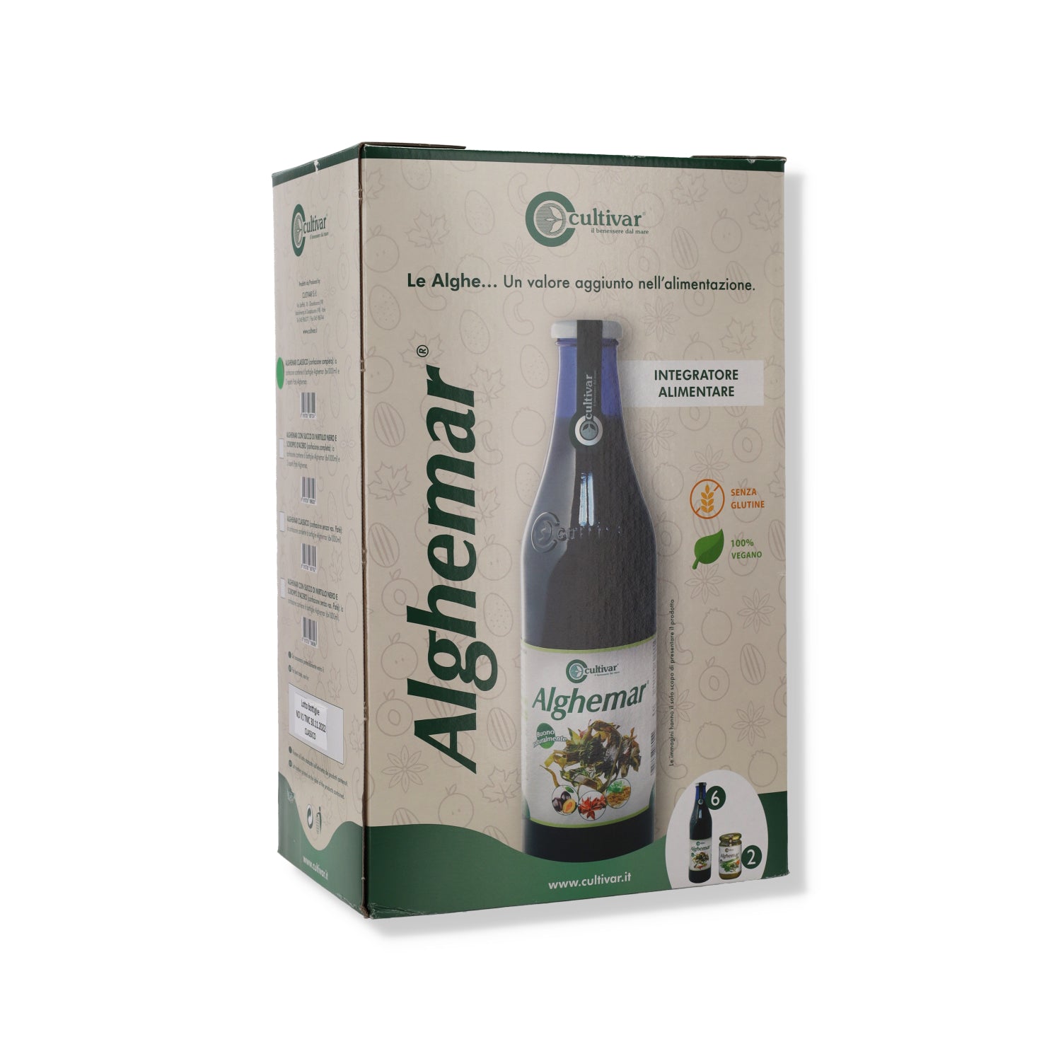 ALGHEMAR CLASSICO VERDE 6 BOTTIGLIE + 2 PATE'