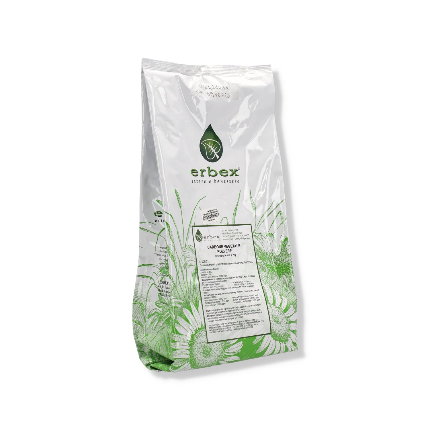 CARBONE VEGETALE POLVERE 1KG