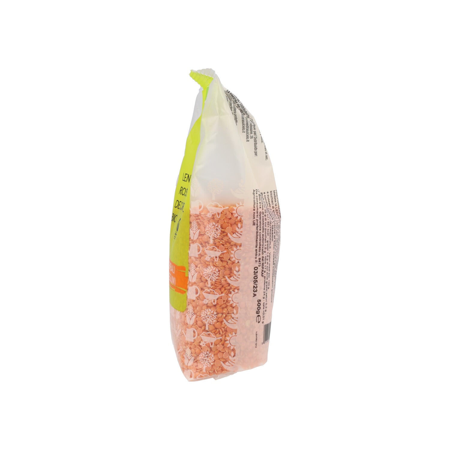 LENTICCHIE ROSSE DECORTICATE BIO 500G