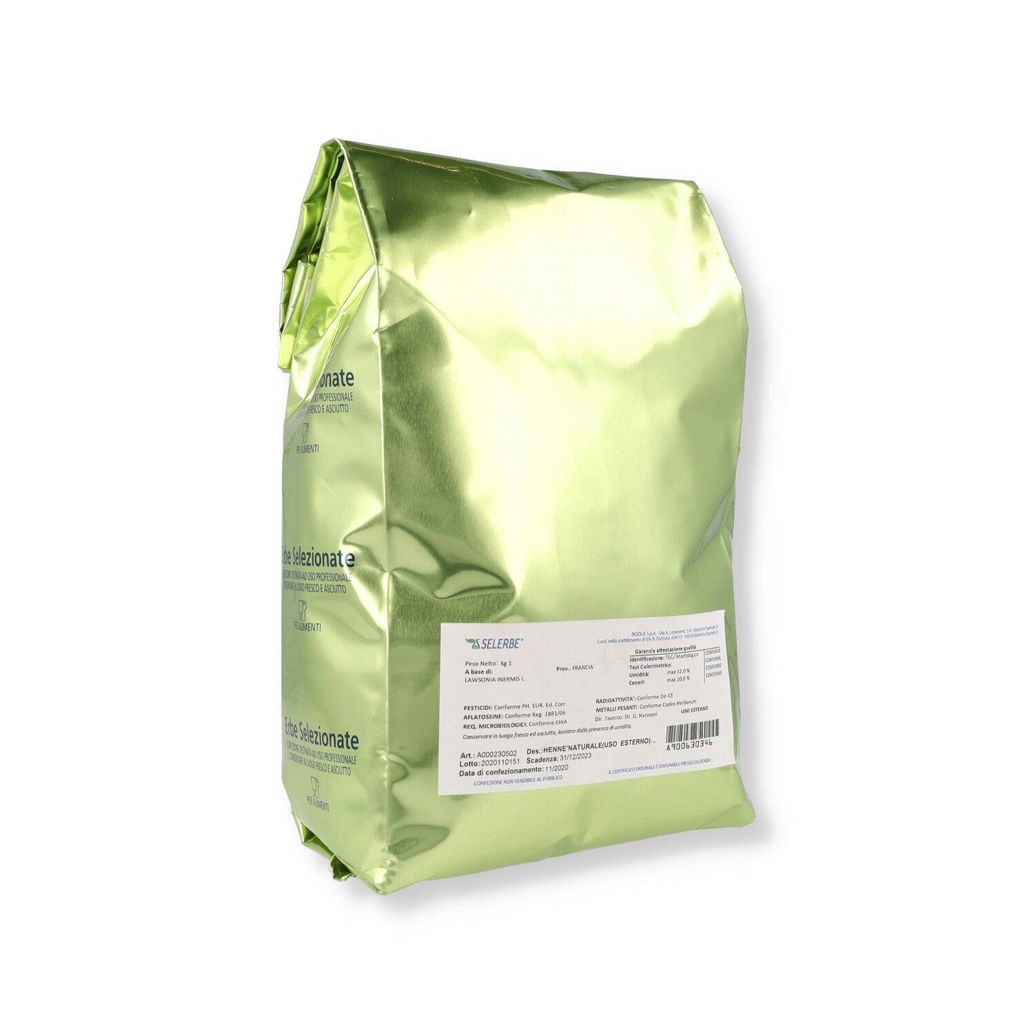 ERBE HENNE' NATURALE POLVERE 1KG
