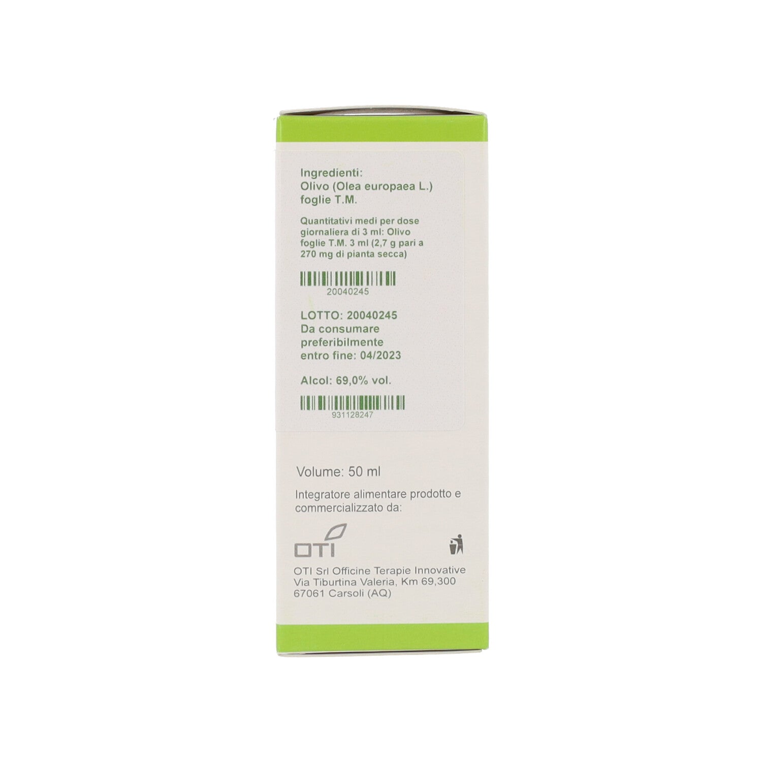 OLIVO TINTURA MADRE GOCCE - 100 ML