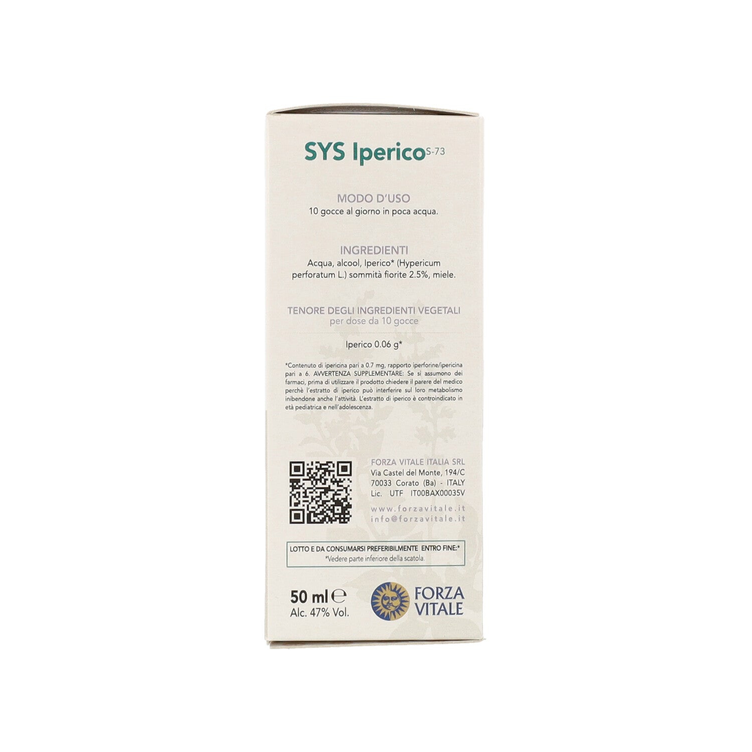SYS IPERICO GOCCE 50ML