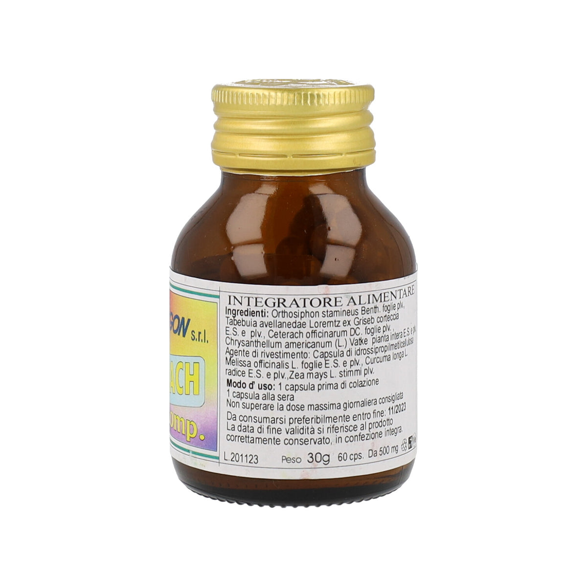 CETERACH COMP 60CPS 500MG