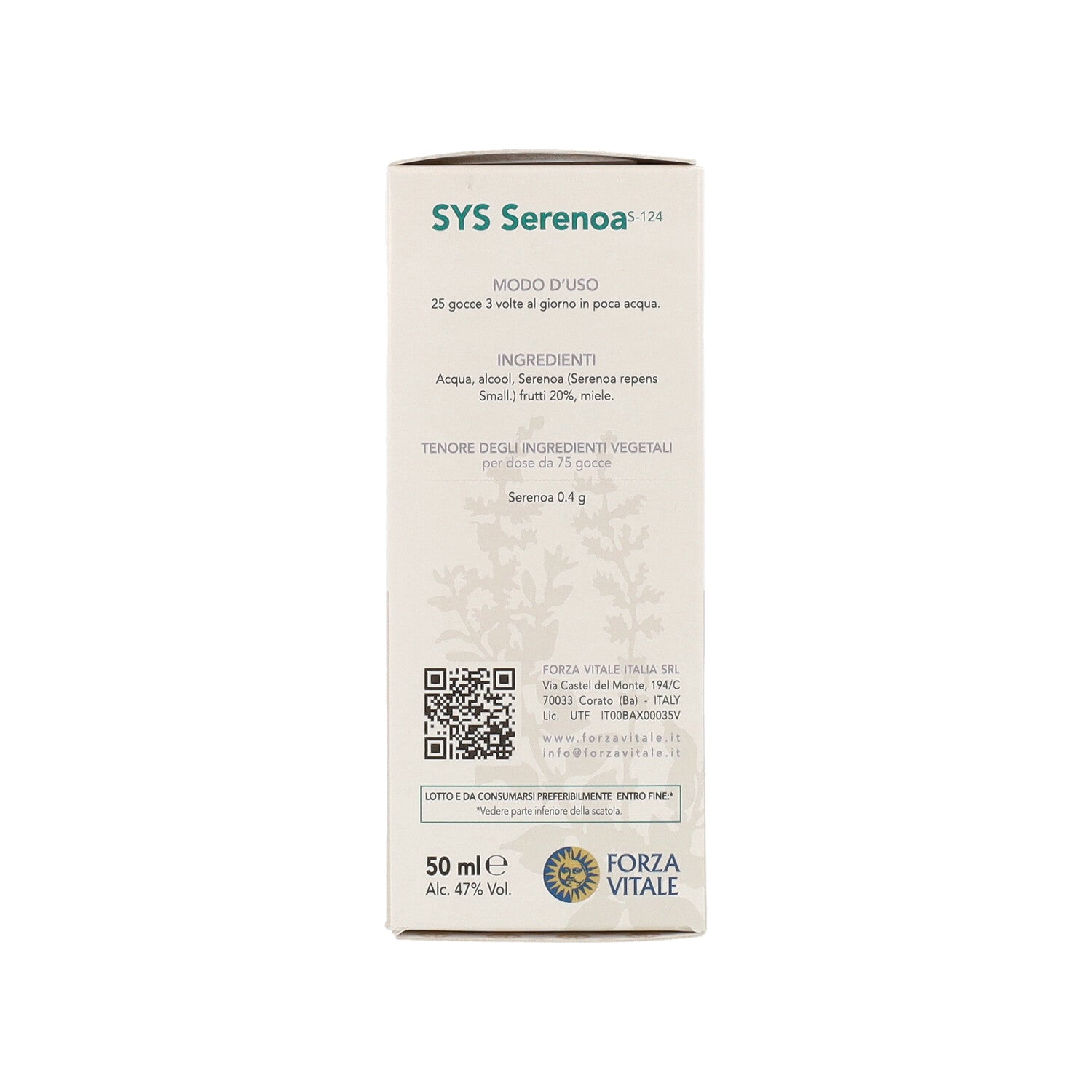 SYS SERENOA GOCCE 50ML