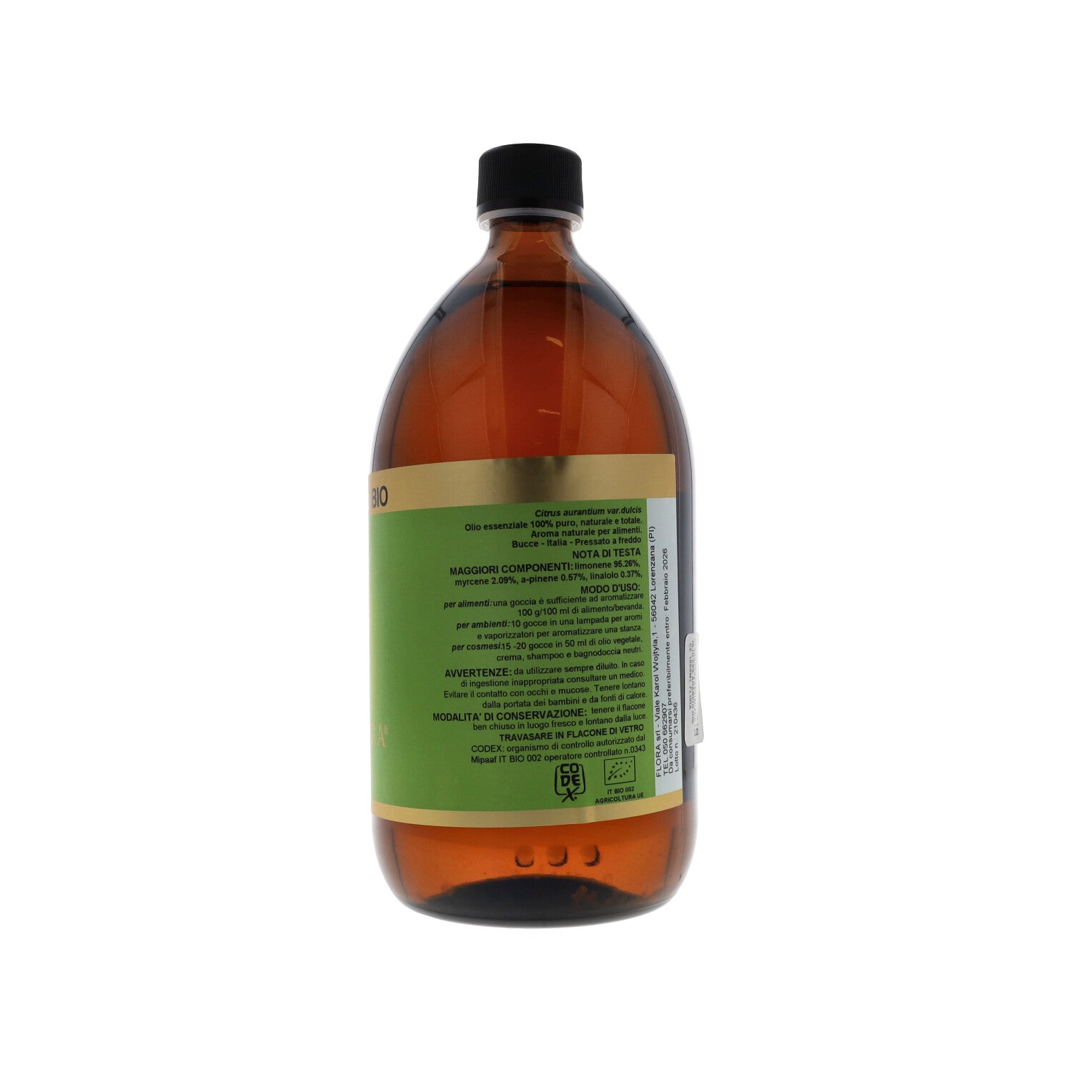 OLIO ESSENZIALE ARANCIO DOLCE 1000ML