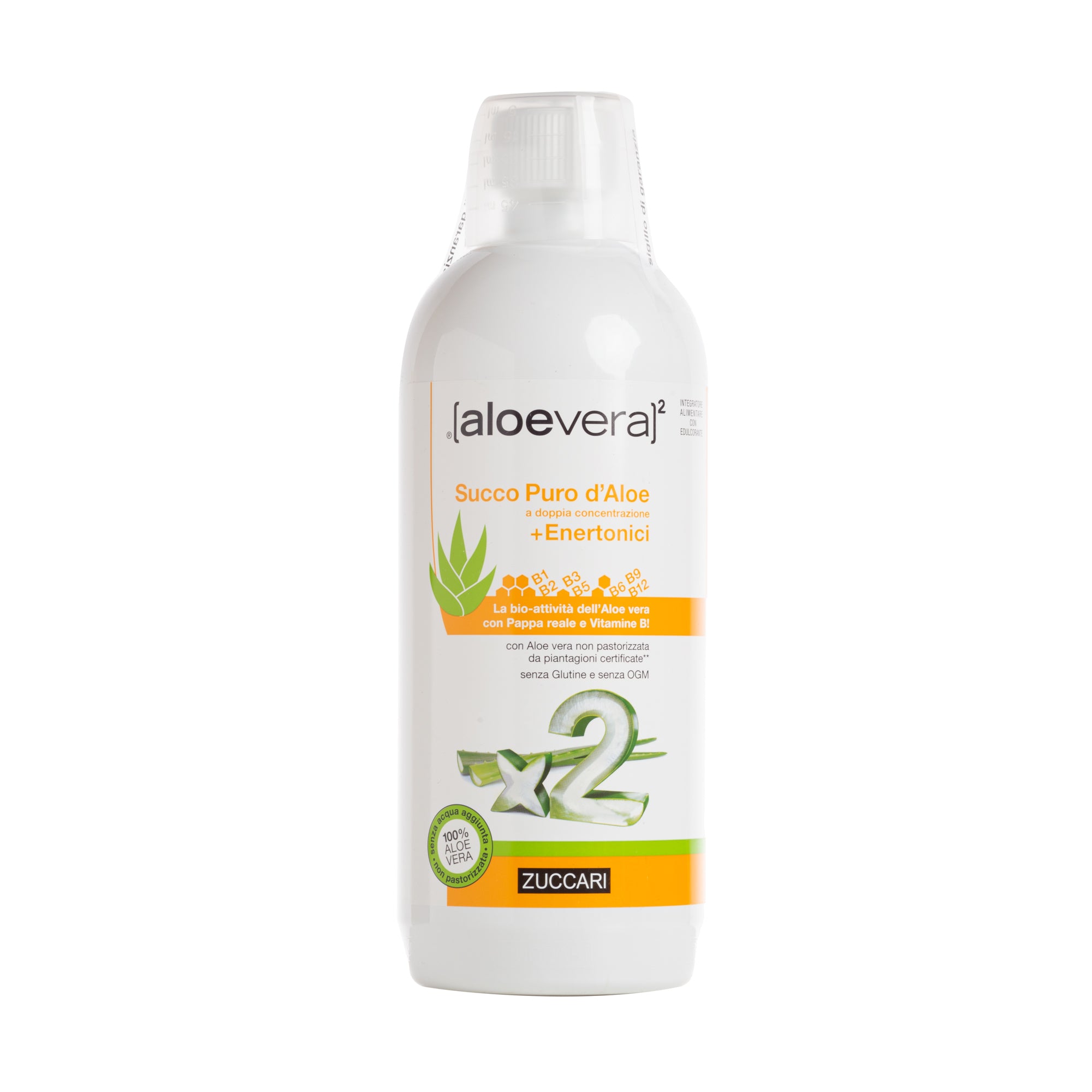 ALOEVERA2 SUCCO PURO ALOE + ENERTONICI 200ML