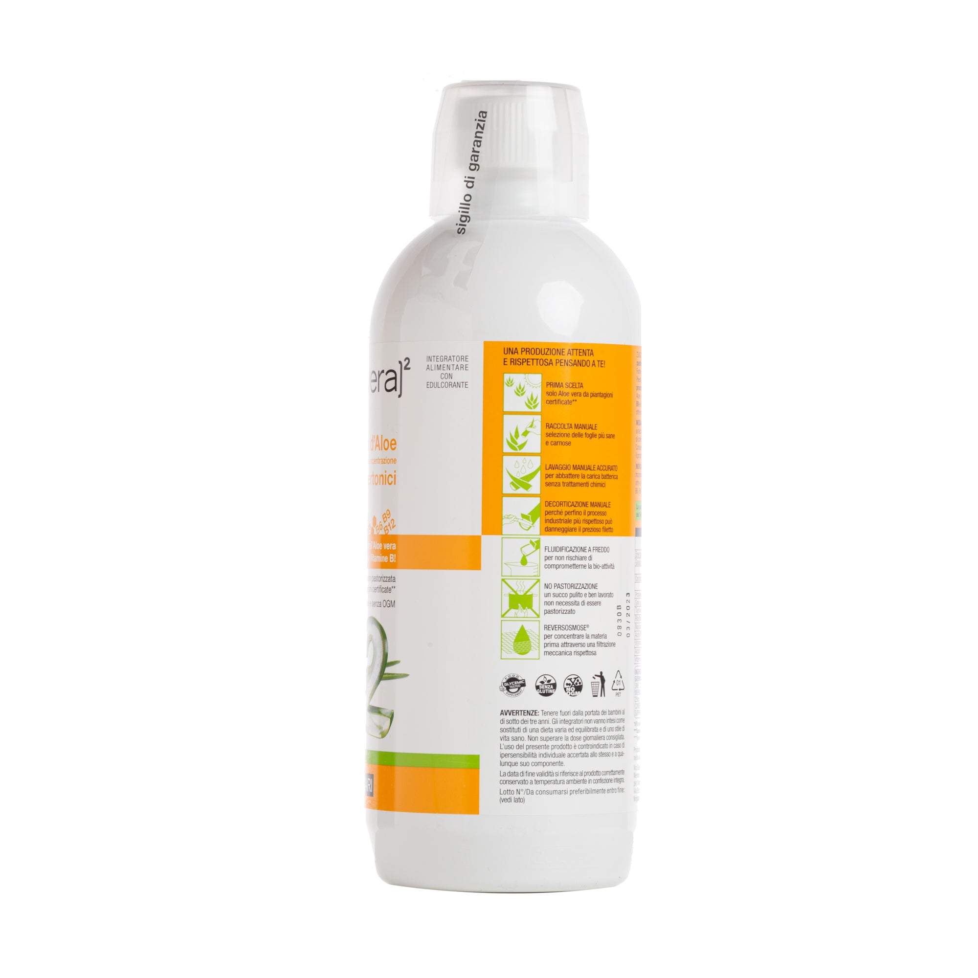 ALOEVERA2 SUCCO PURO ALOE + ENERTONICI 200ML