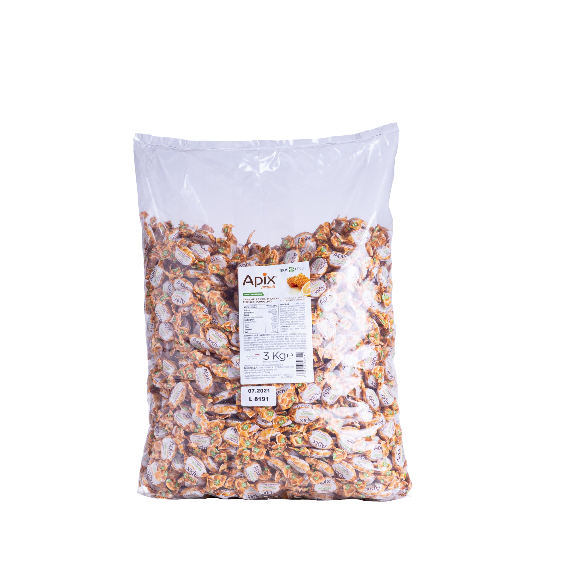APIX CARAMELLE BALSAMICHE 3 kg