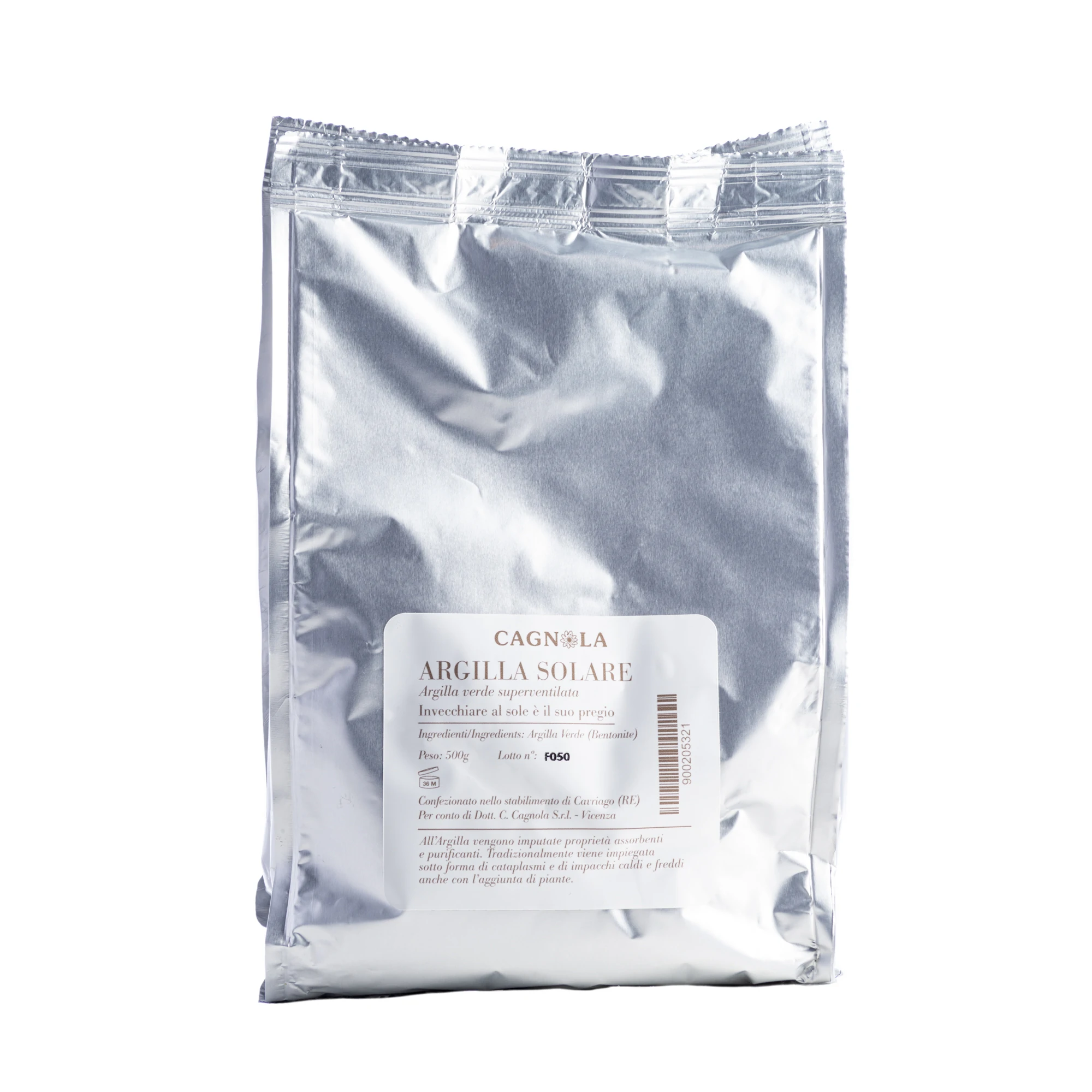 ARGILLA VERDE VENTILATA (BENTONITE)