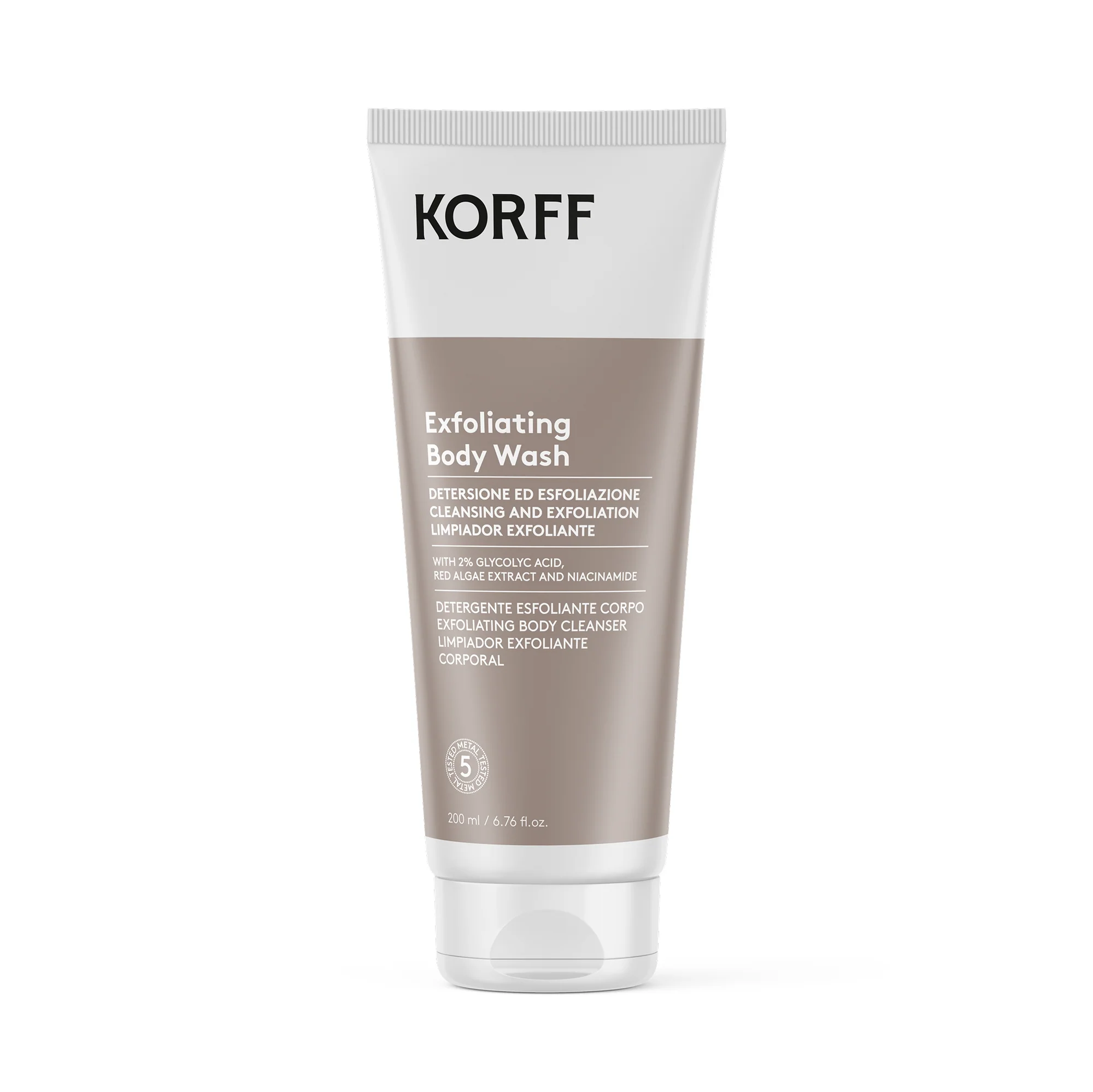 KORFF EXFOLIATING BODY WASH 200ML