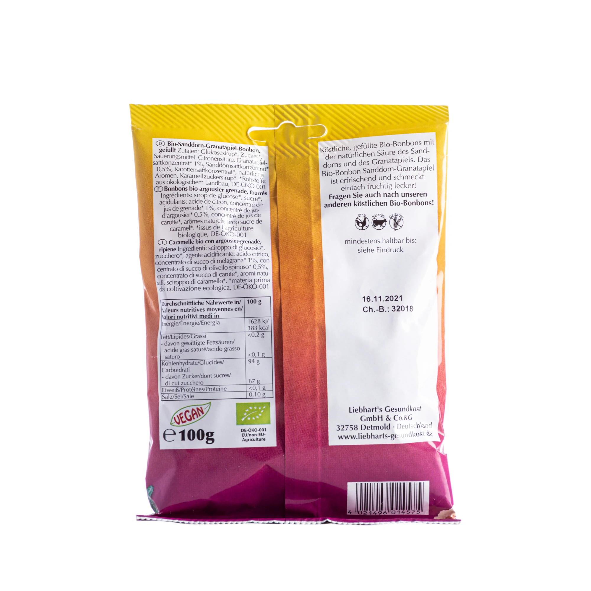 BONBONS OLIVELLO E MELAGRANA
