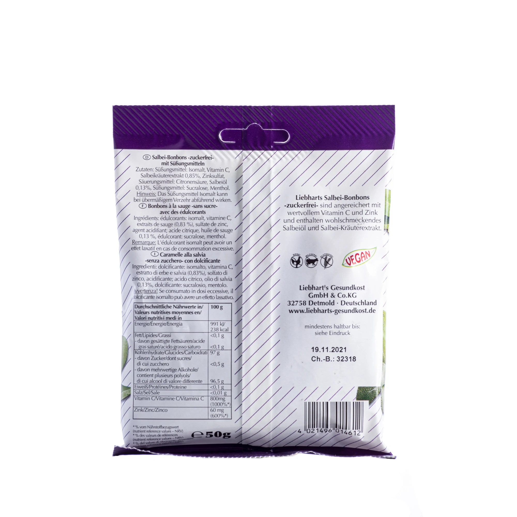 BONBONS SALVIA & ZINCO