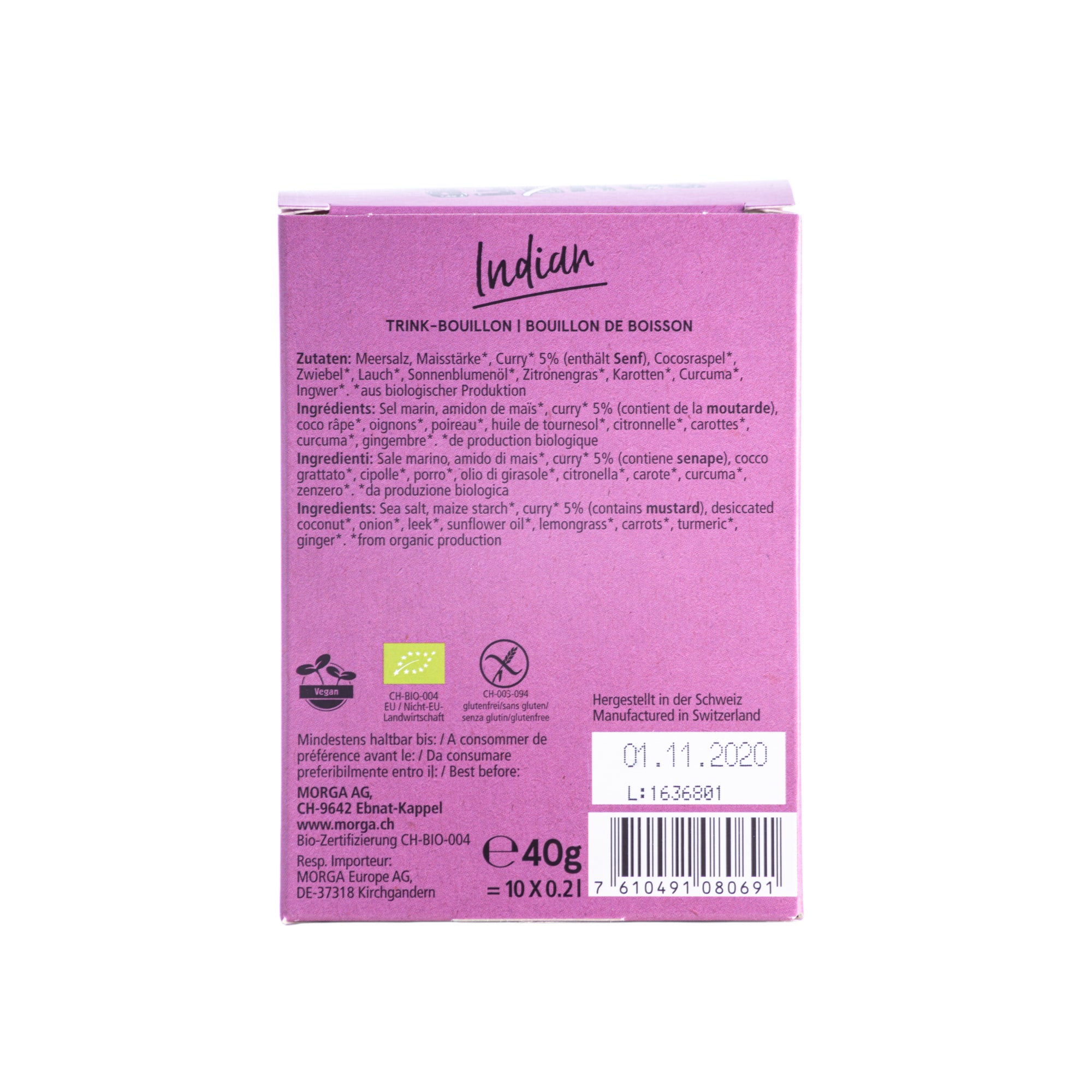 BRODO VEGETALE INDIAN INSTANTANEO MORGA