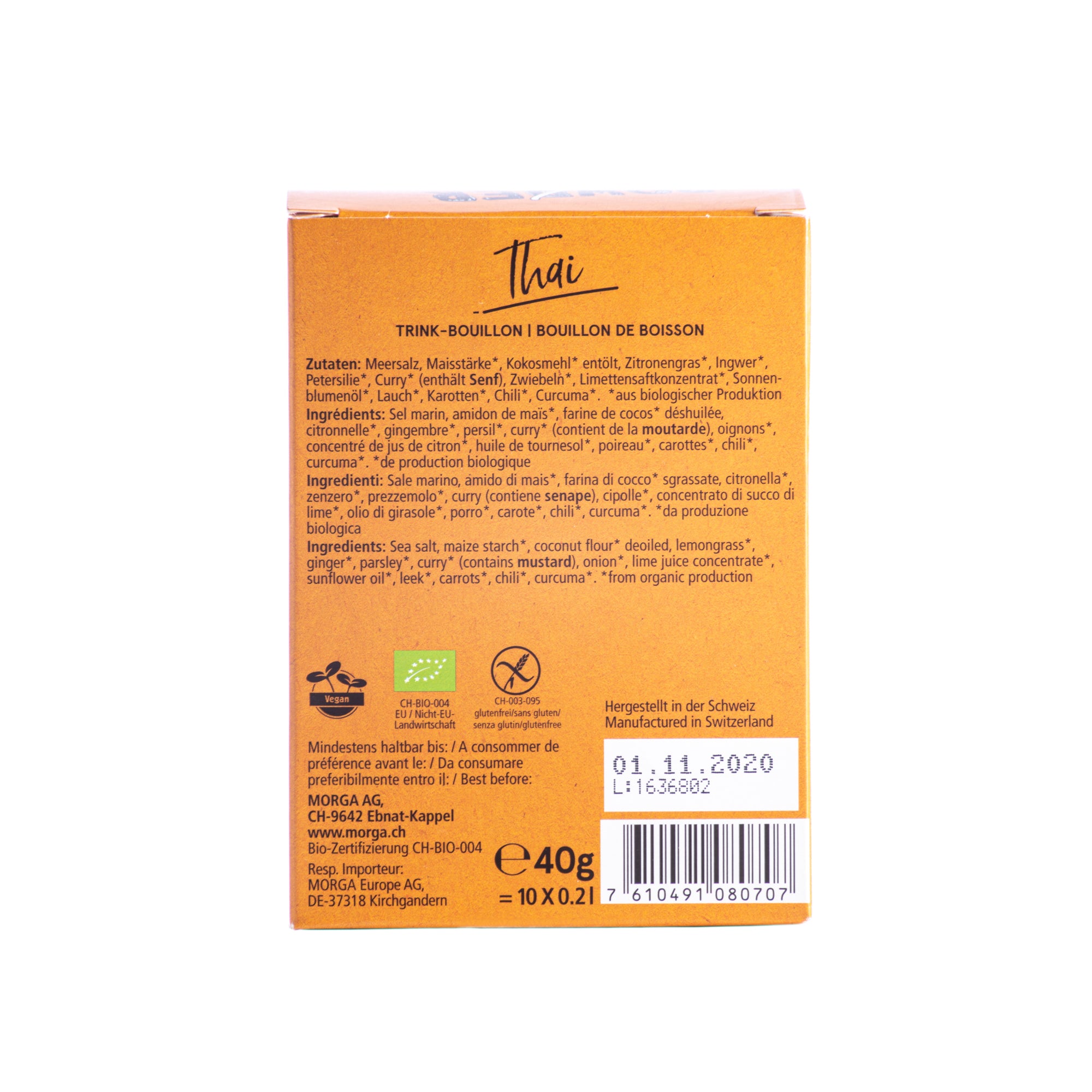 BRODO VEGETALE THAI INSTANTANEO MORGA