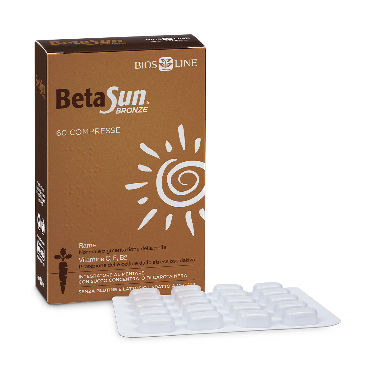 BETA SUN BRONZE 60 COMPRESSE