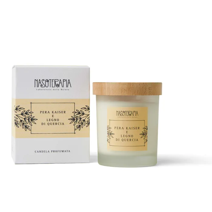 CANDELA NASOTERAPIA PERA KAISER E LEGNO DI QUERCIA