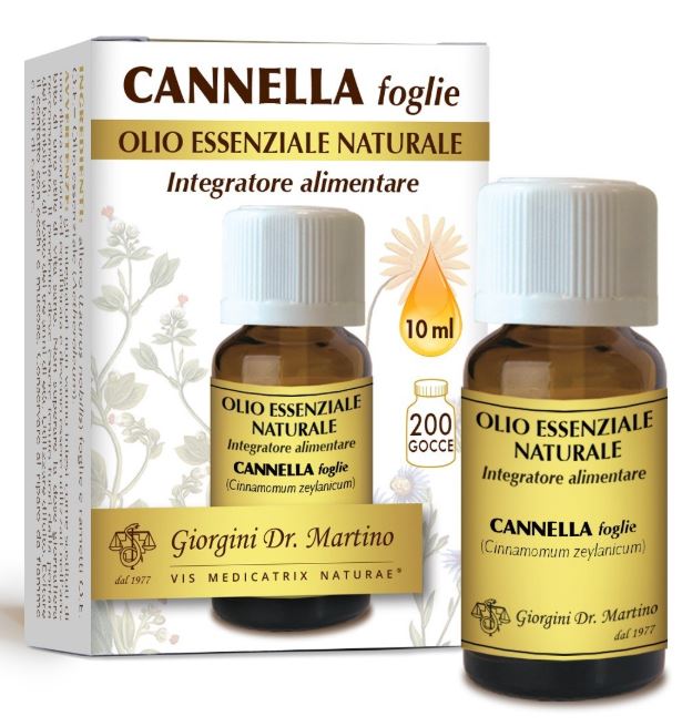 OLIO ESSENZIALE CANNELLA FOGLIE 10ML