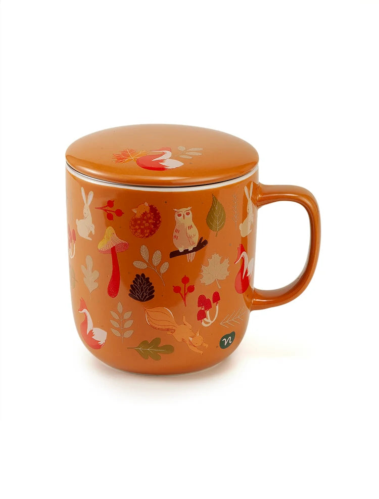 WARMY TEA - INFUSIERA ARANCIONE CON FILTRO DA 380ML