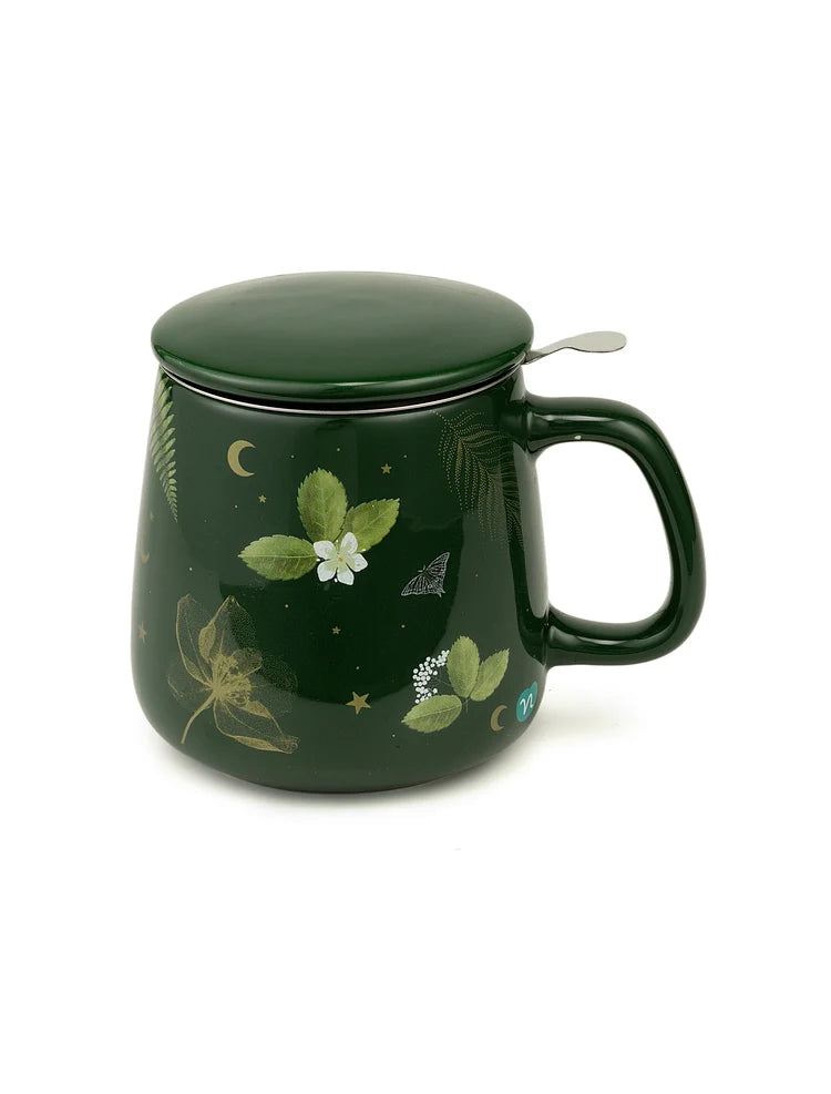 INFUSI DA FAVOLA - INFUSIERA VERDE CON FILTRO A 400ML