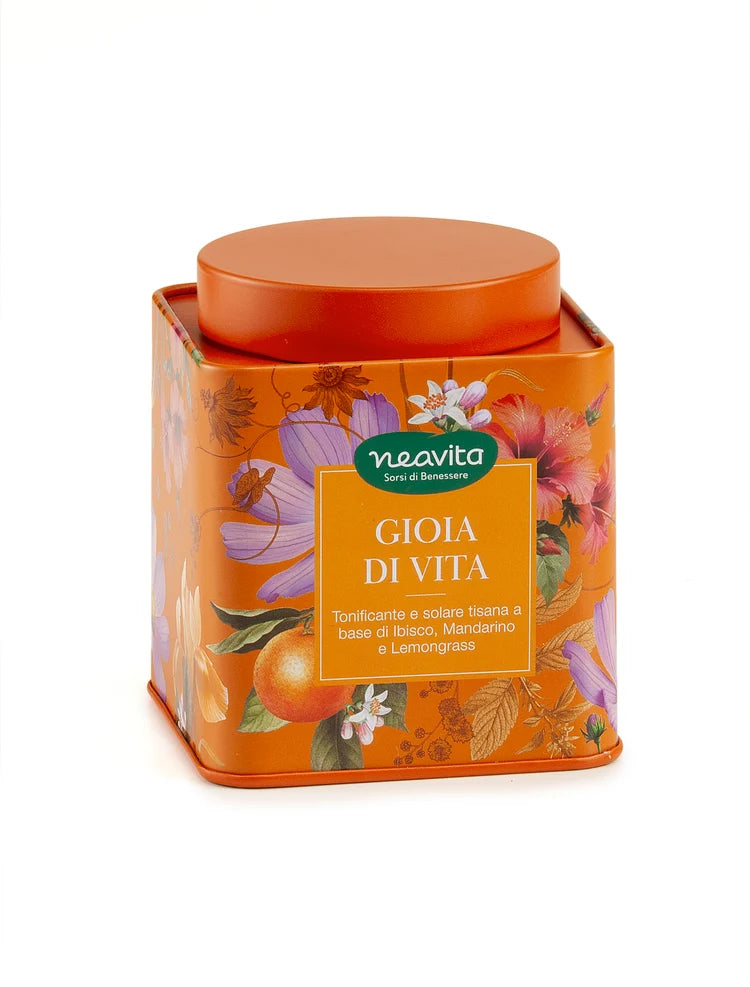 RITUALI BOTANICI TISANA GIOIA DI VITA IN CADDY ARANCIONE 90 G SFUSO