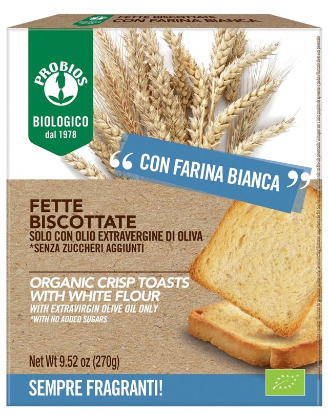 FETTE BISCOTTATE FARINA BIANCA SENZA ZUCCHERI 270G