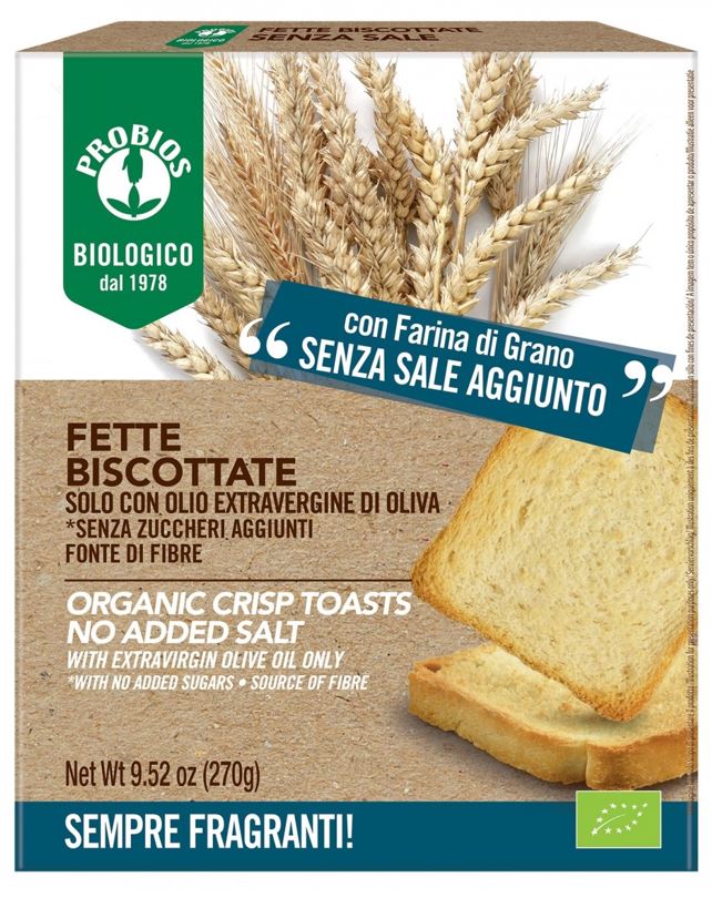 FETTE BISCOTTATE SENZA SALE SENZA ZUCCHERO 270G