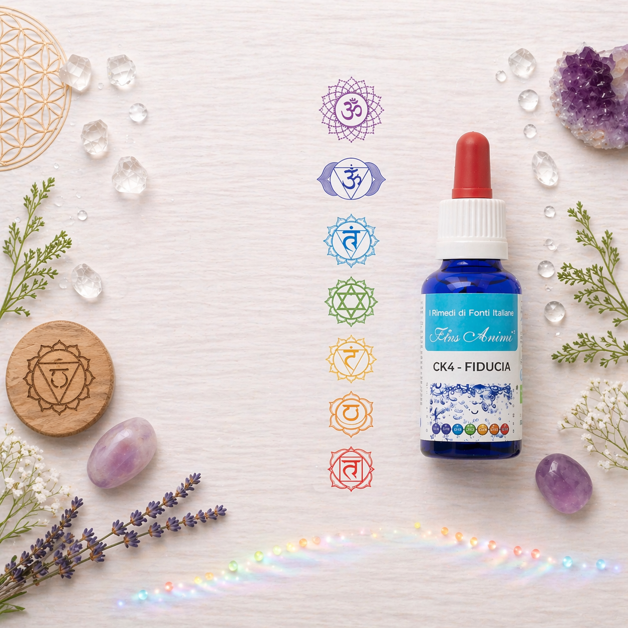 CORSO BASE ACQUE VIBRAZIONALI PER I CHAKRA