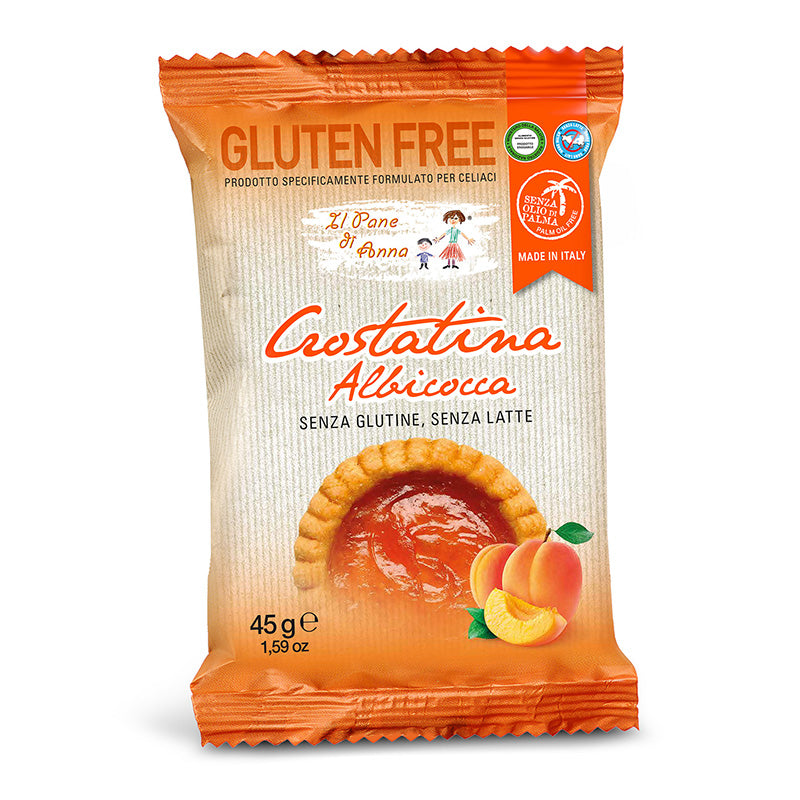 PANE ANNA CROSTATINA ALBICOCCA SENZA LATTOSIO 45G