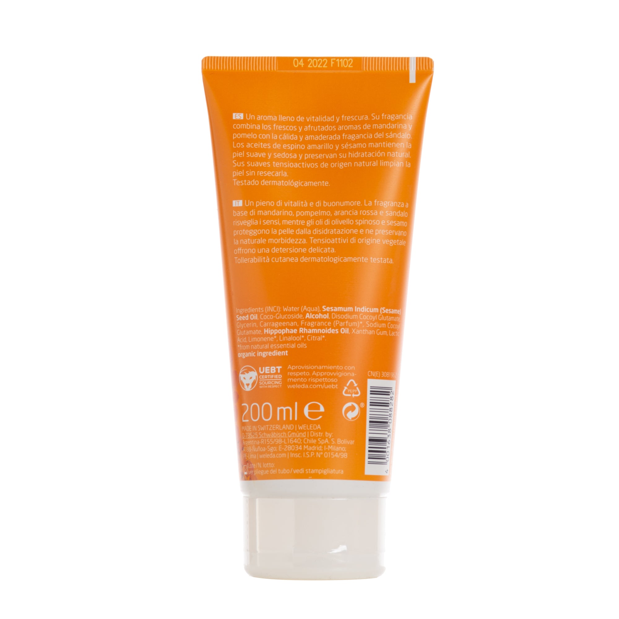 DOCCIA CREMOSA RIVITALIZZANTE OLIVELLO SPINOSO 200ML