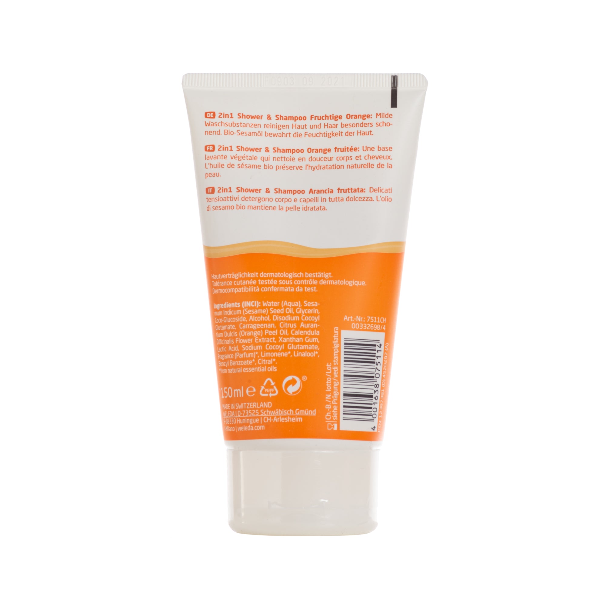 DOCCIA SHAMPOO BAMBINI ARANCIA 150ML