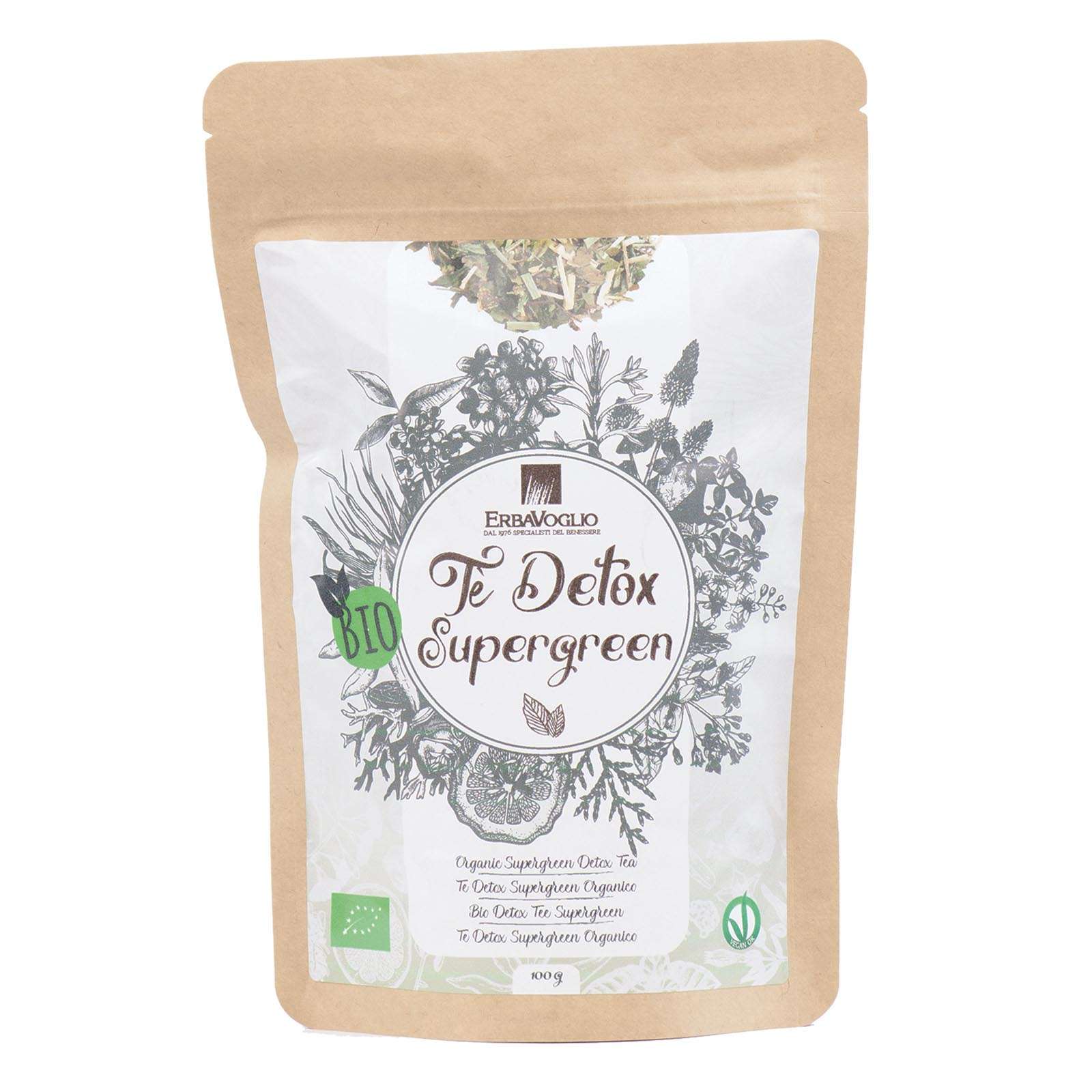 TE' DETOX SUPERGREEN BIO 100G