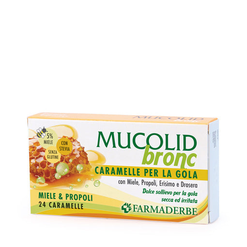 MUCOLID BRONC MIELE&PROPOLI 24CARAMELLE