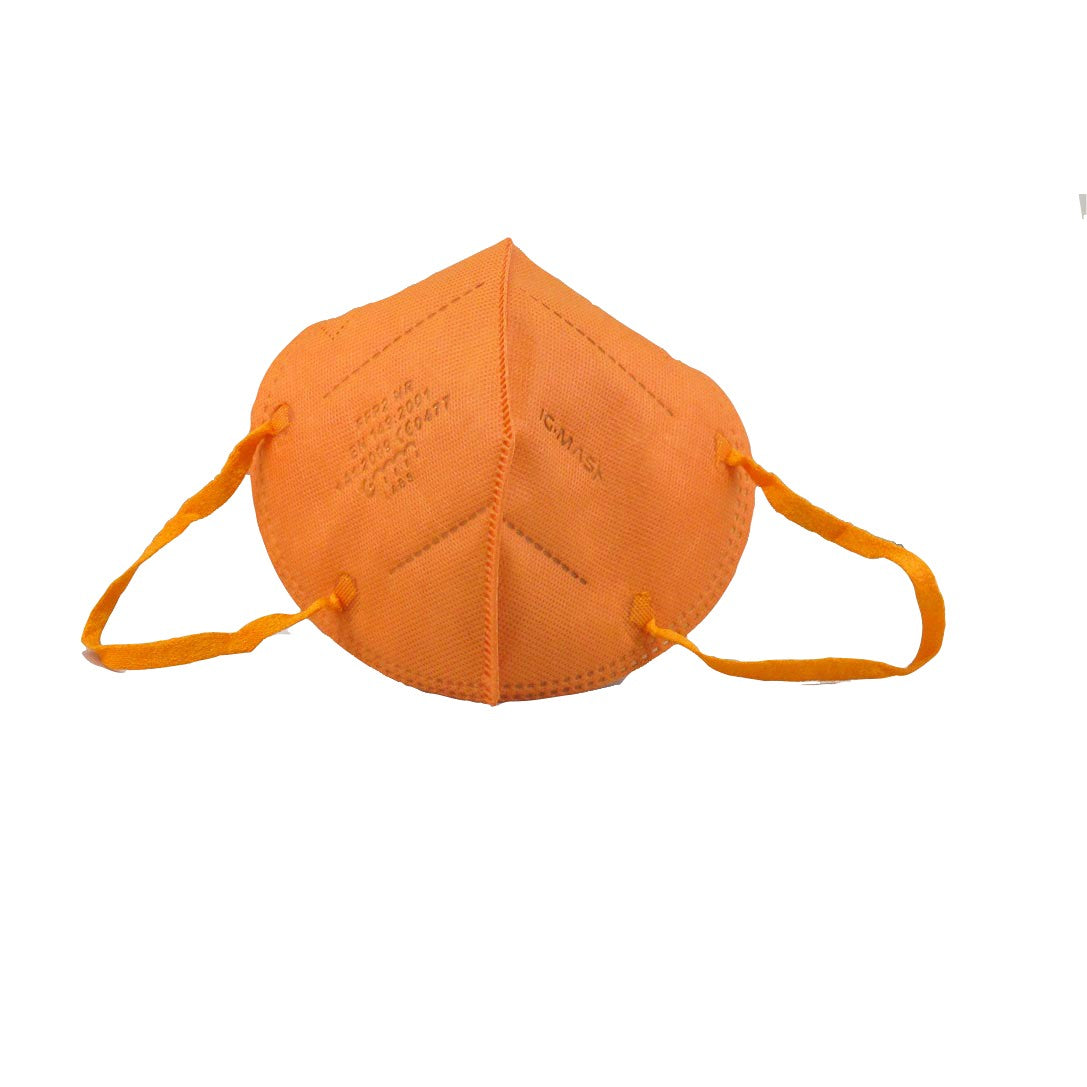 MASCHERINA FFP2 ARANCIONE TAGLIA L IG MASK (EKIPLABS) - DPI
