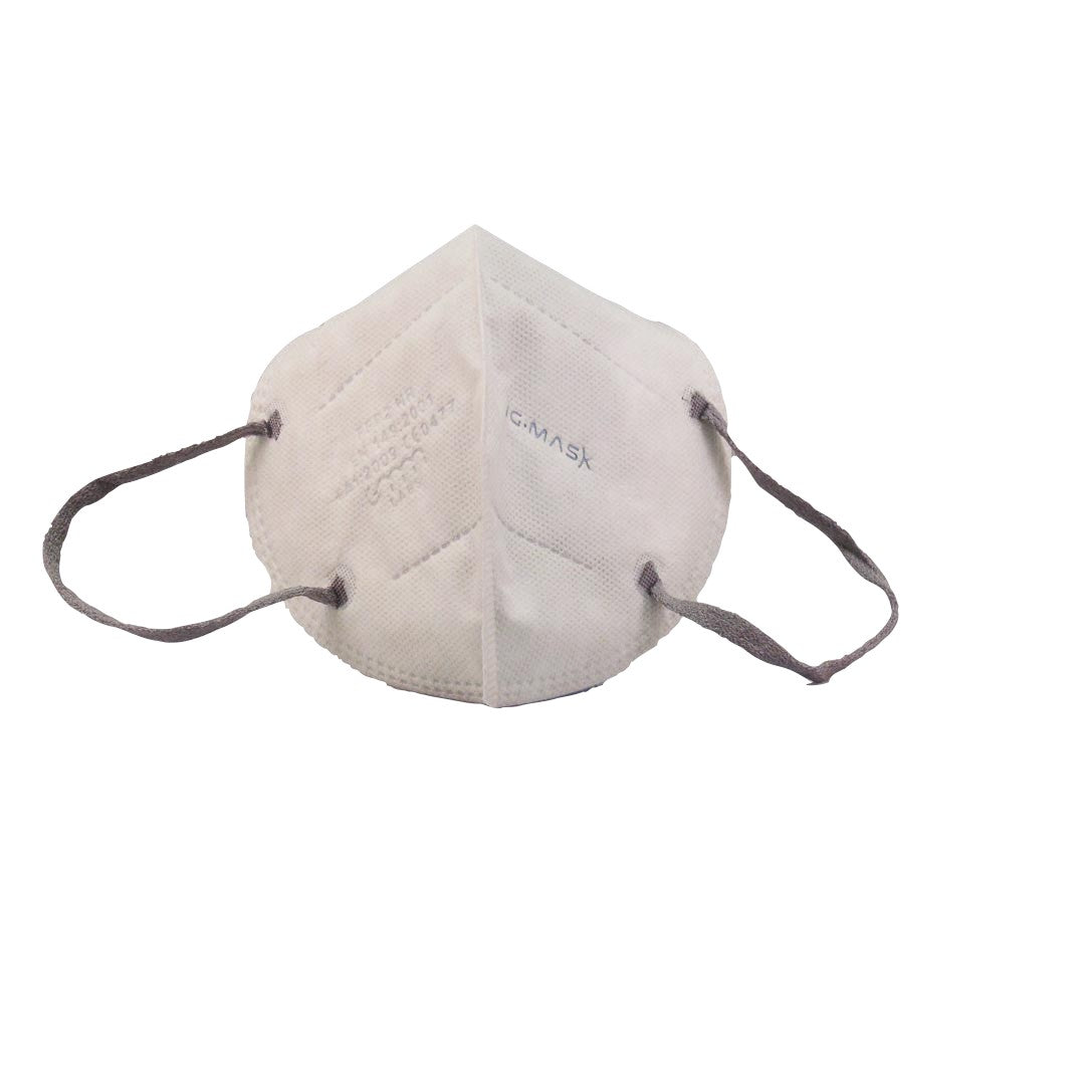 MASCHERINA FFP2 GRIGIO CHIARO PERLA TAGLIA L IG MASK (EKIPLABS) - DPI