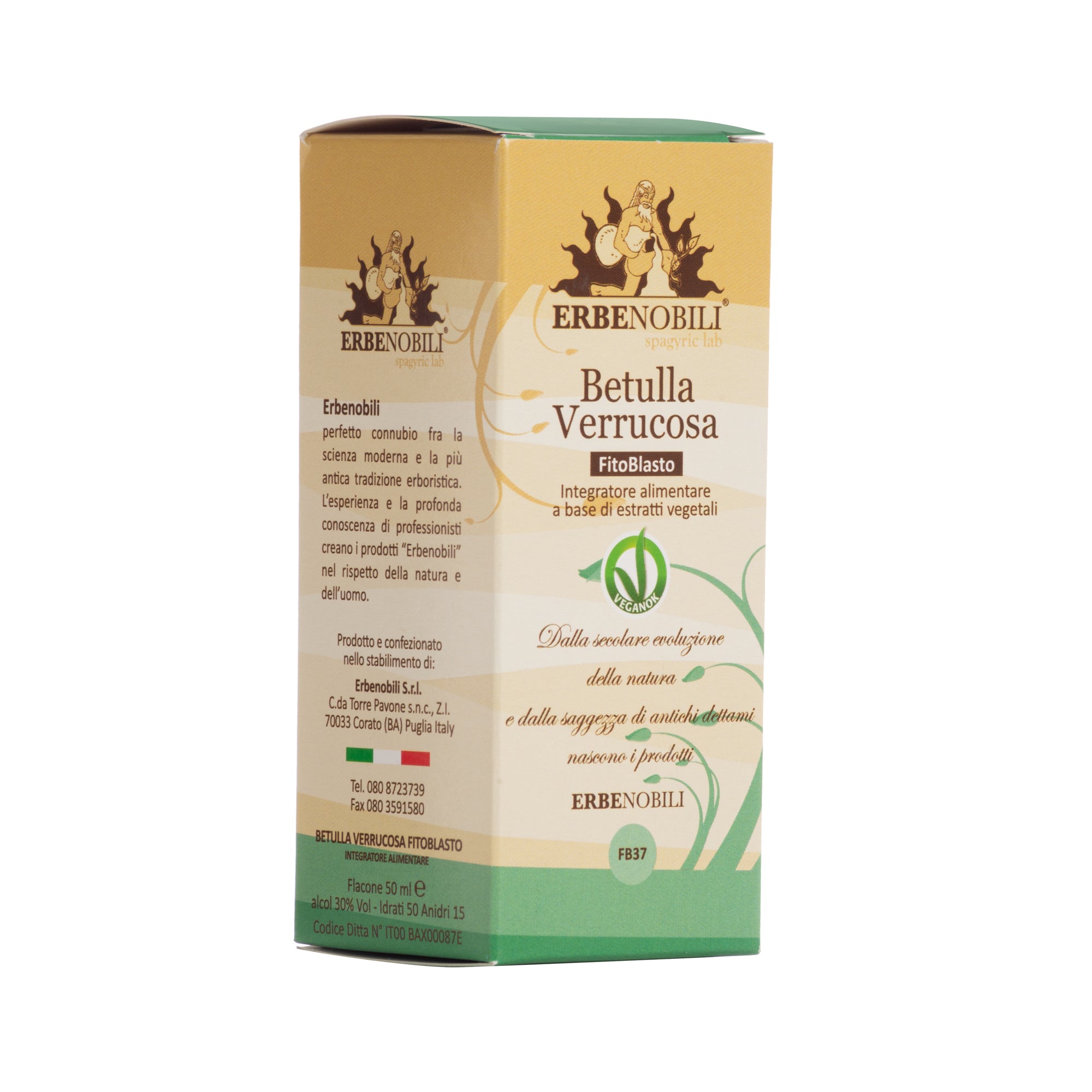 FITOBLASTO BETULLA VERRUCOSA LINFA