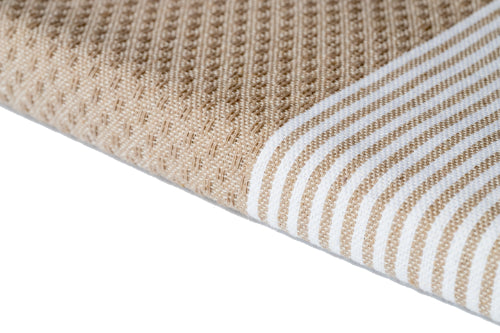 TELO HAMMAM BEIGE RIGA STRETTA 100%COTONE
