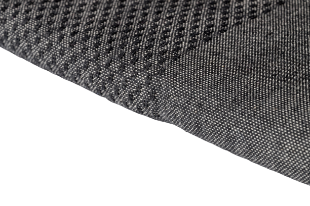 TELO HAMMAM NERO POMICE TINTA UNITA 100%COTONE