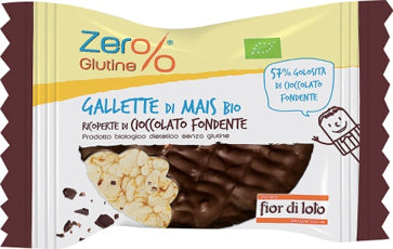 GALLETTE MAIS RICOPERTO CIOCCOLATO FONDENTE 32G