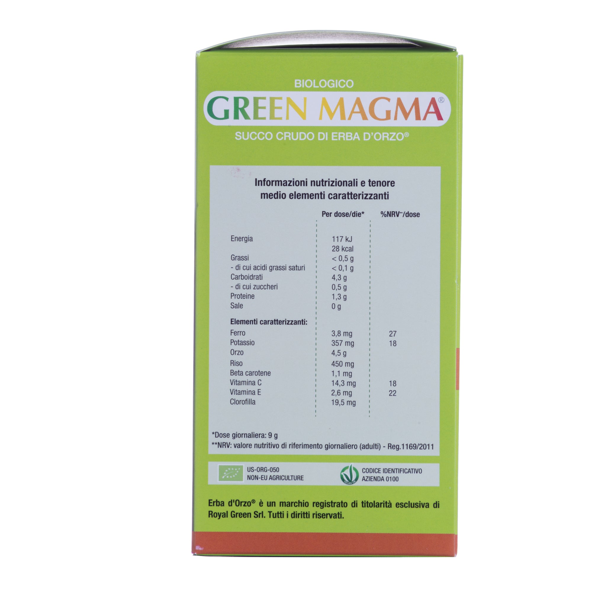 GREEN MAGMA POLVERE