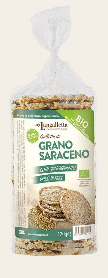 GALLETTE DI GRANO SARACENO LANGALLETTA 120G
