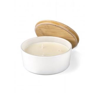 HIMALAYA CANDLE WHITE VANIGLIA - CANDELA VEGETALE CON CERA DI SOIA 470GR