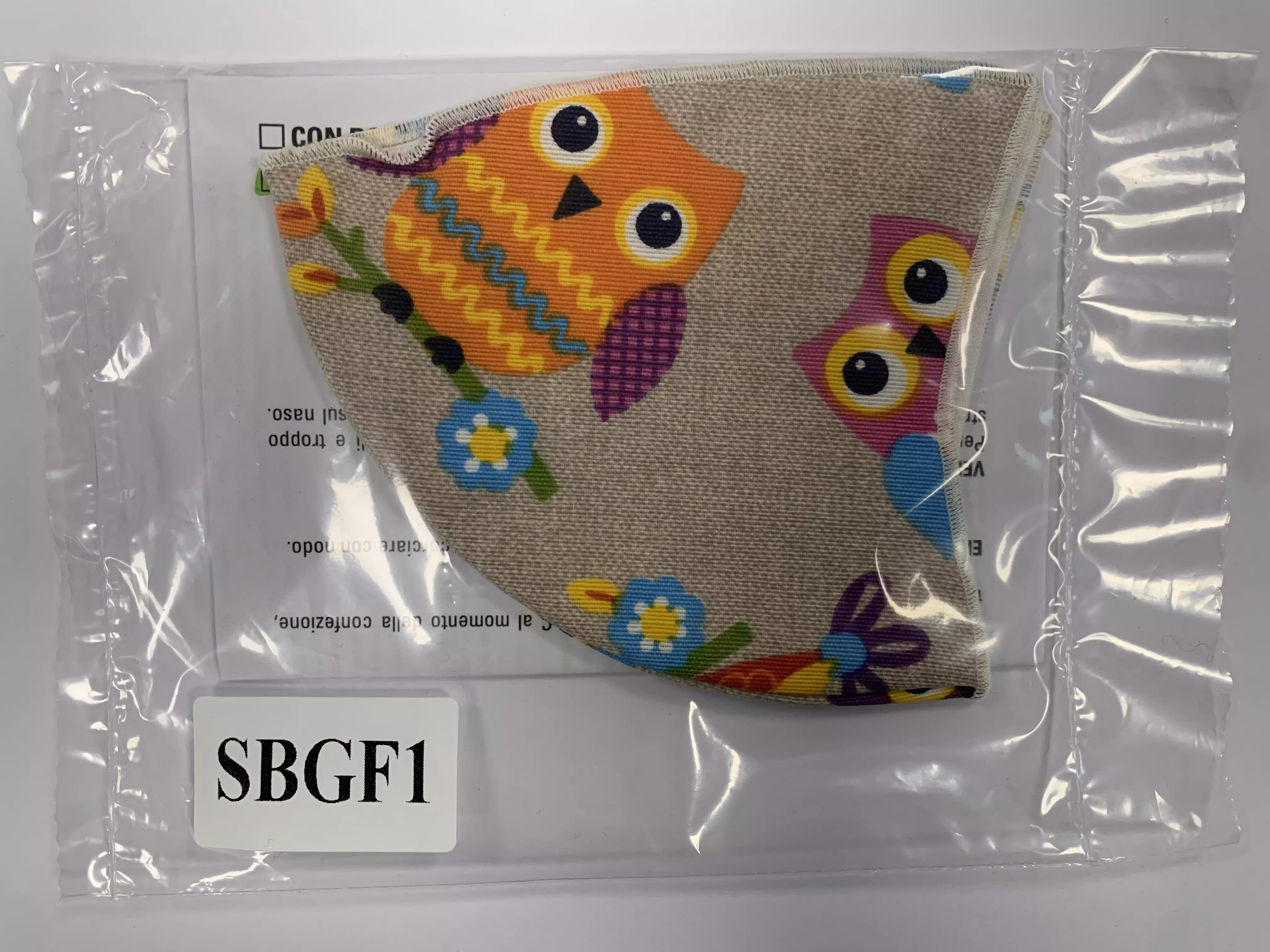 MASCHERINA LAVABILE USO CIVILE SBGF1 FANTASIA GUFI