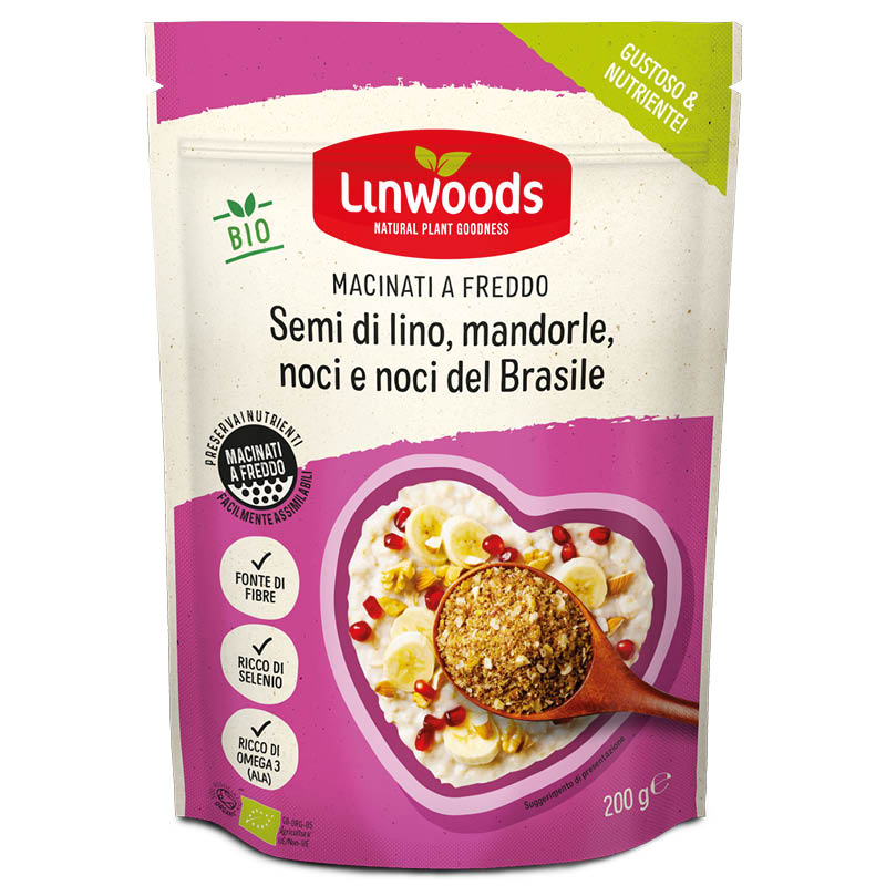 SEMI LINO MANDORLE NOCI BRASILE NOCI 200G