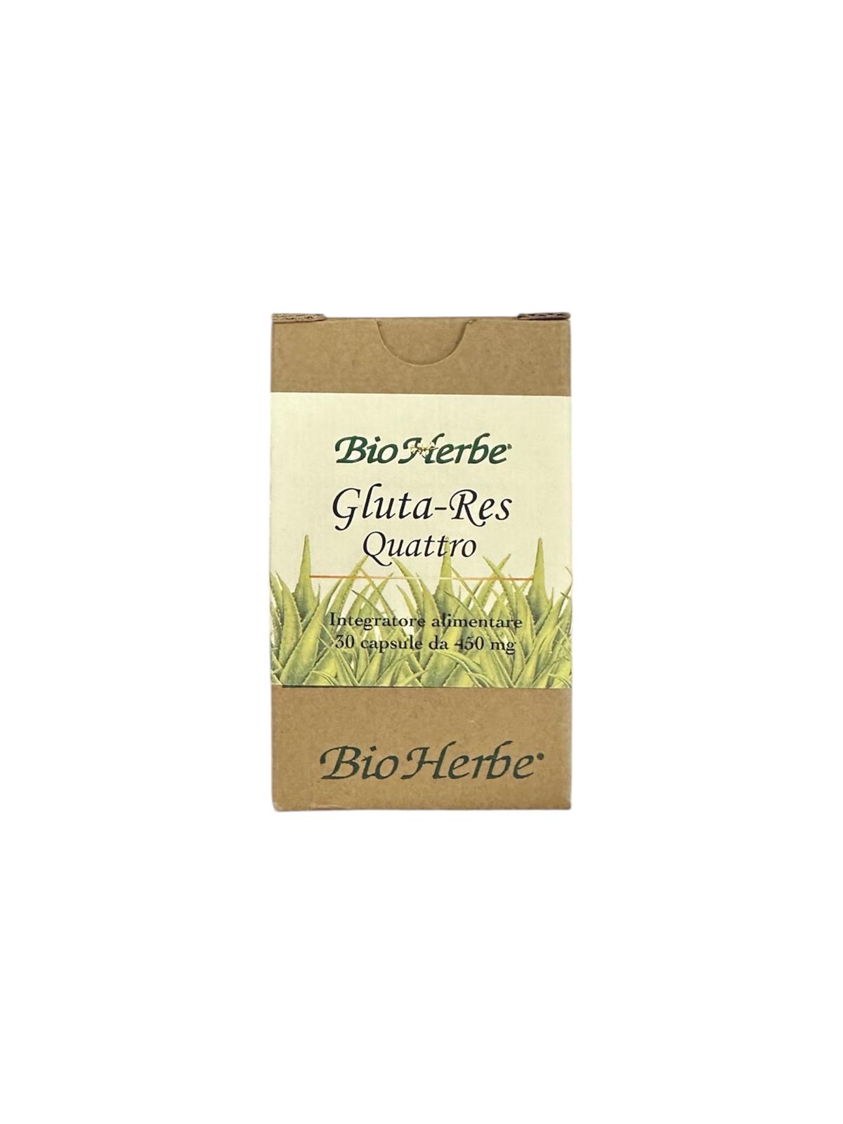 GLUTA RES QUATTRO 30 CPS 450 MG